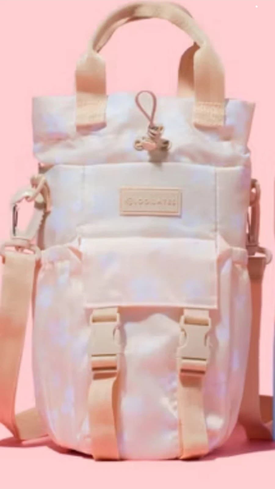 Blogilates Water Bottle Sling Bag Light Pink - Thumbnail 4