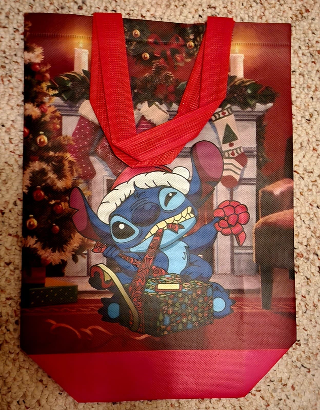 Stitch Christmas Gift Bag x5 - Image 1
