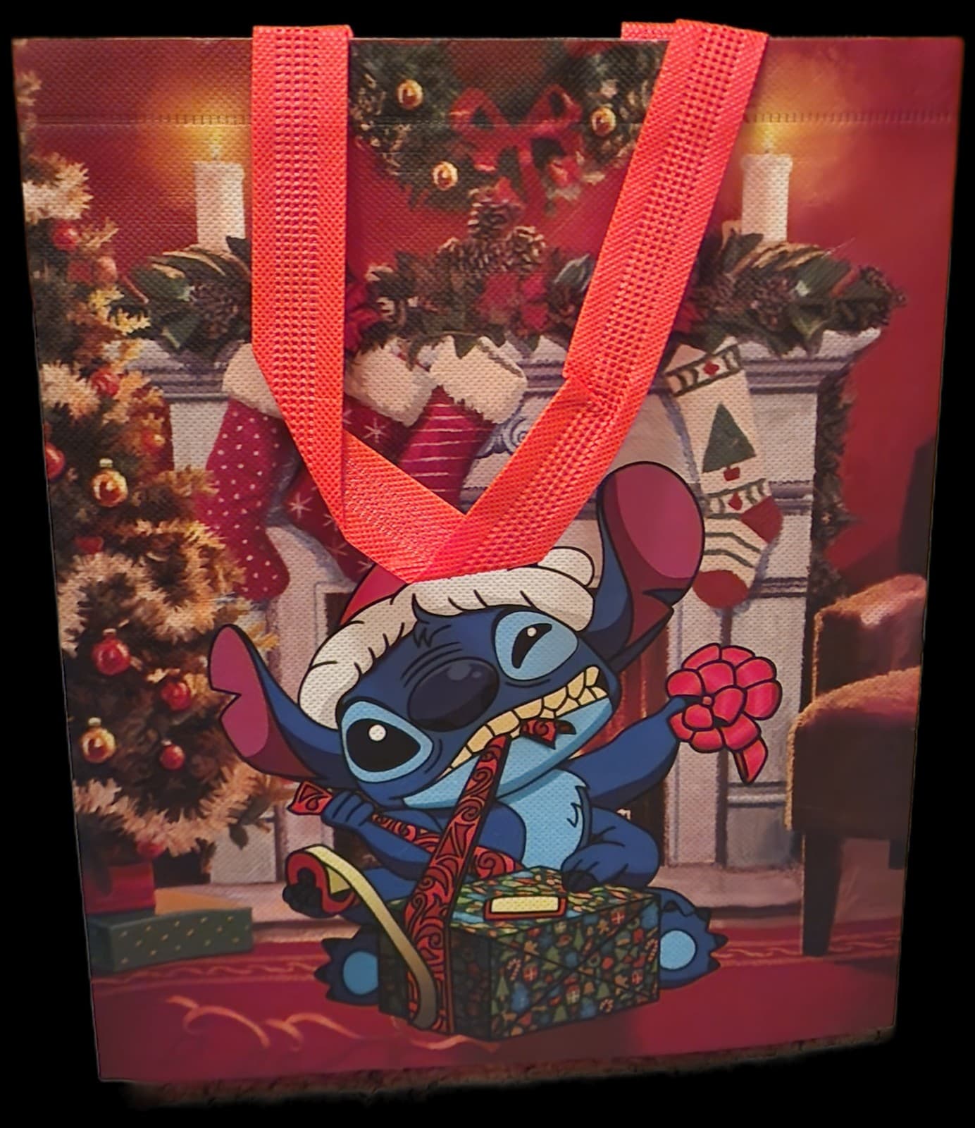Stitch Christmas Gift Bag x5 - Thumbnail 3