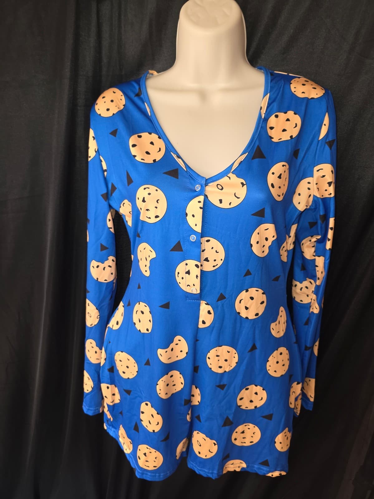 Sexy Cookie Monster Pajama Onsie - Thumbnail 2