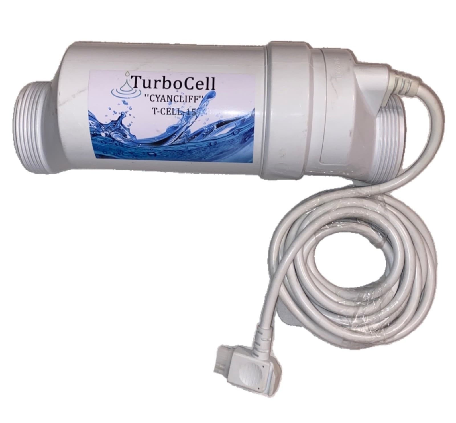 TurboCell CYANCLIFF T-CELL-15 40,000 Gallon Salt Water Pool Chlorinator System - Image 1