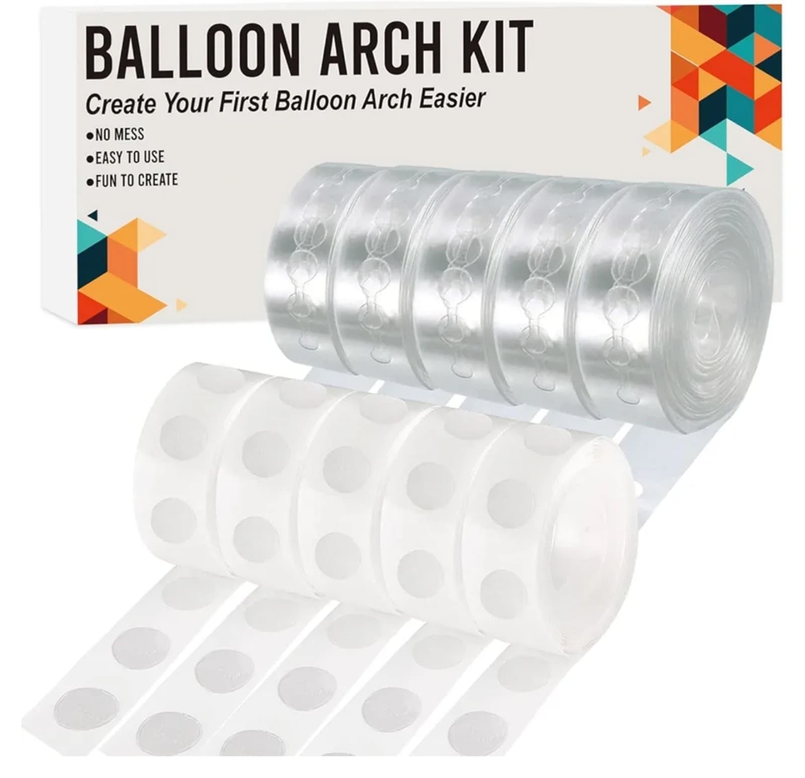 Balloon Arch Kit, 82ft Easy DIY Balloon Decorating Garland Strip & 500Pcs Glue - Image 1
