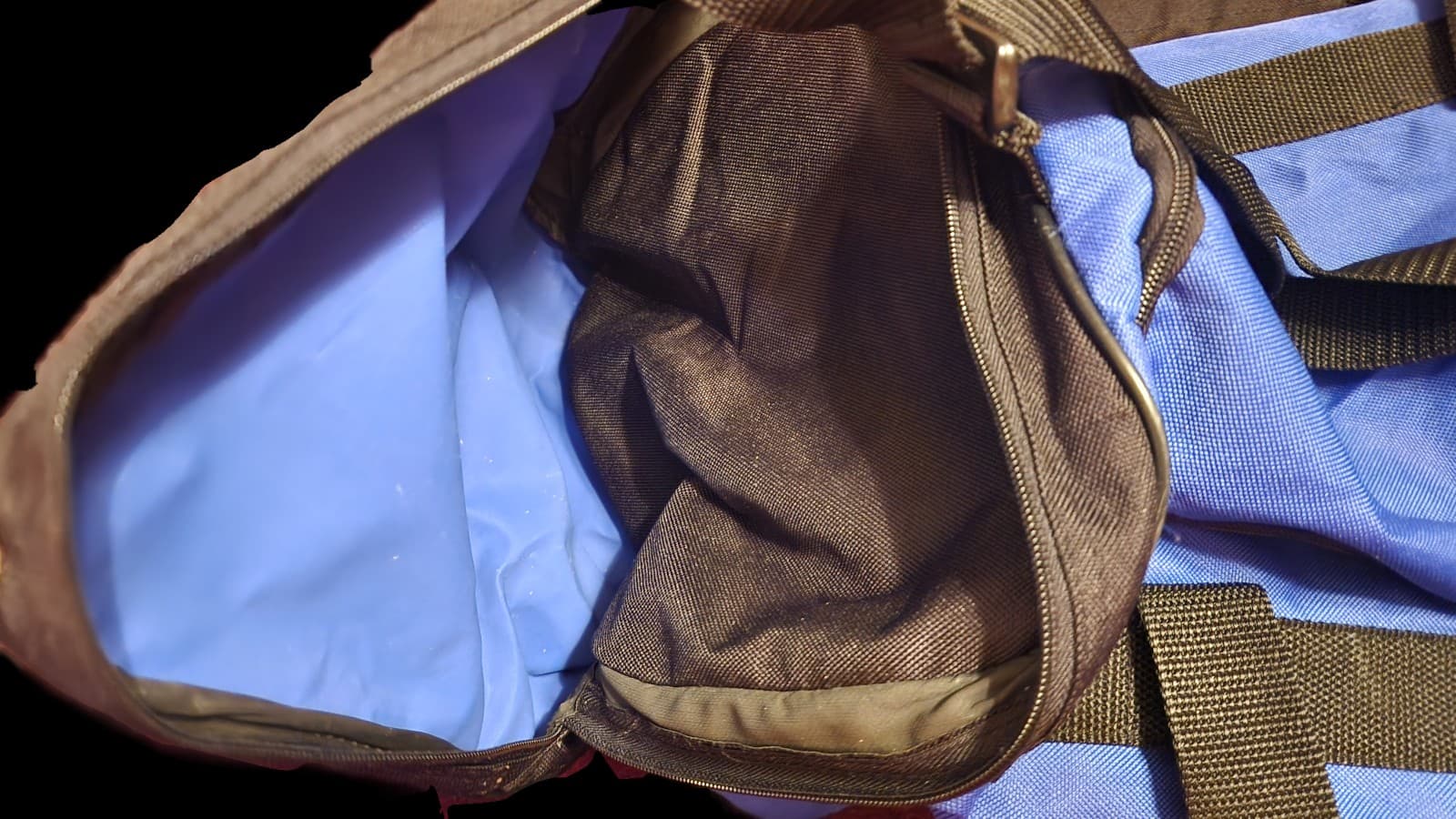 Adidas Handled Duffel Bag Carry All Gym Bag Blue Vintage 90s - Thumbnail 10