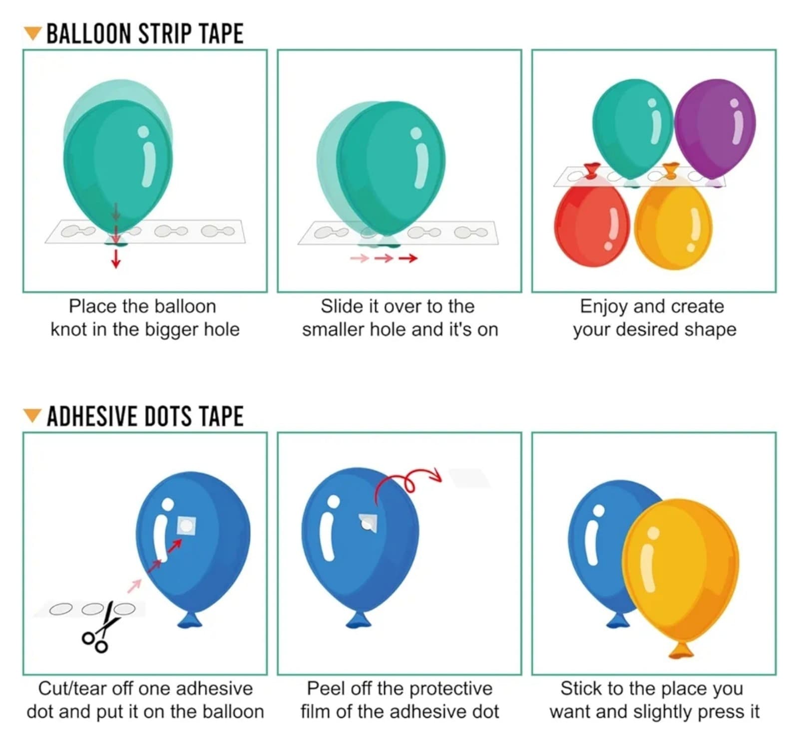 Balloon Arch Kit, 82ft Easy DIY Balloon Decorating Garland Strip & 500Pcs Glue - Thumbnail 4