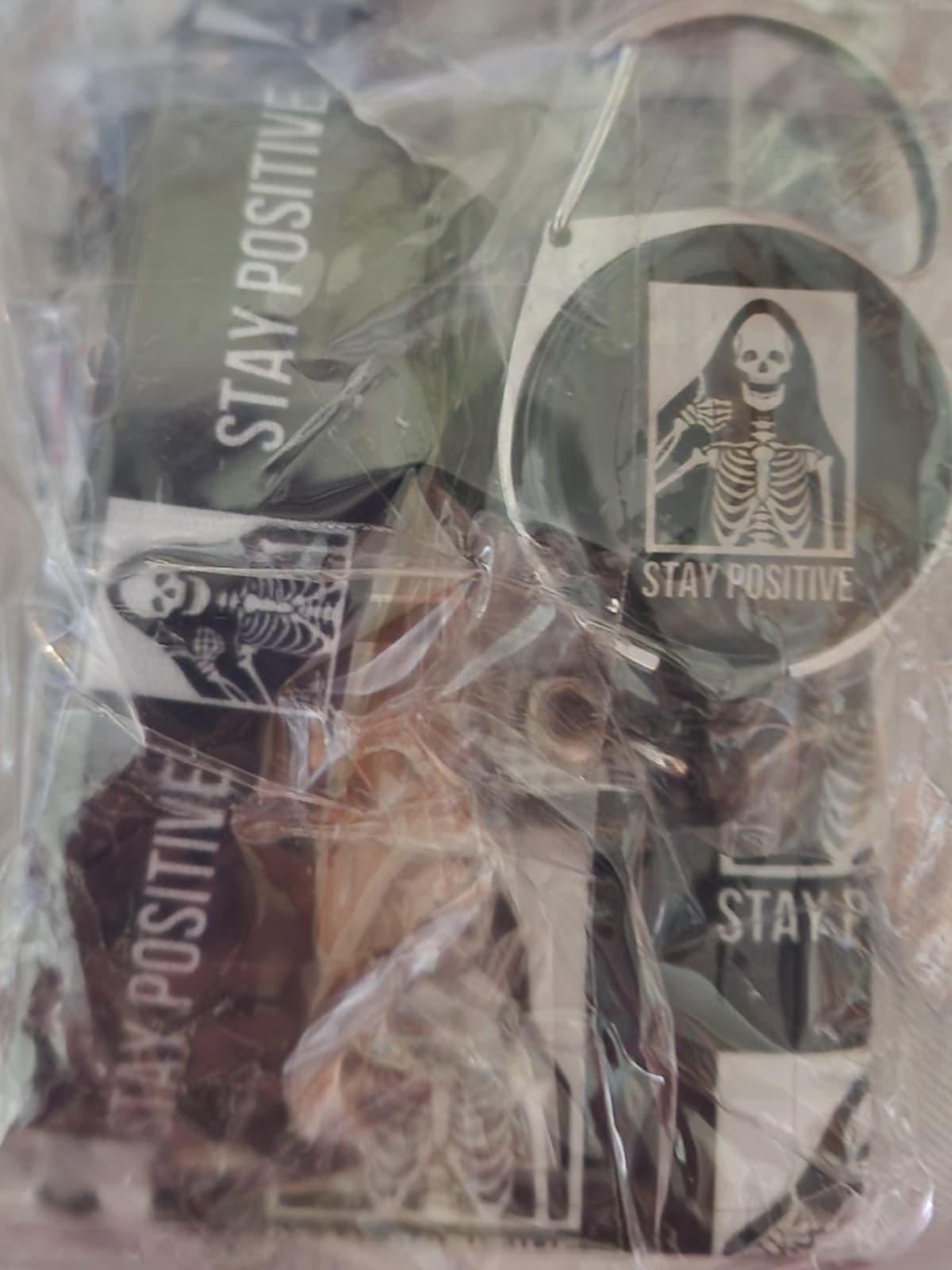 Stay Positive ID Badge Clip & Retractable Reel - Thumbnail 2