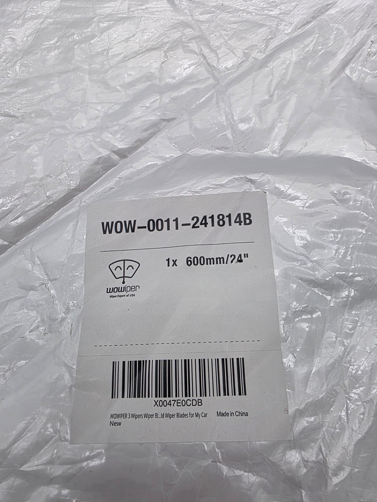 24in Windshield Wiper Blades - Thumbnail 2