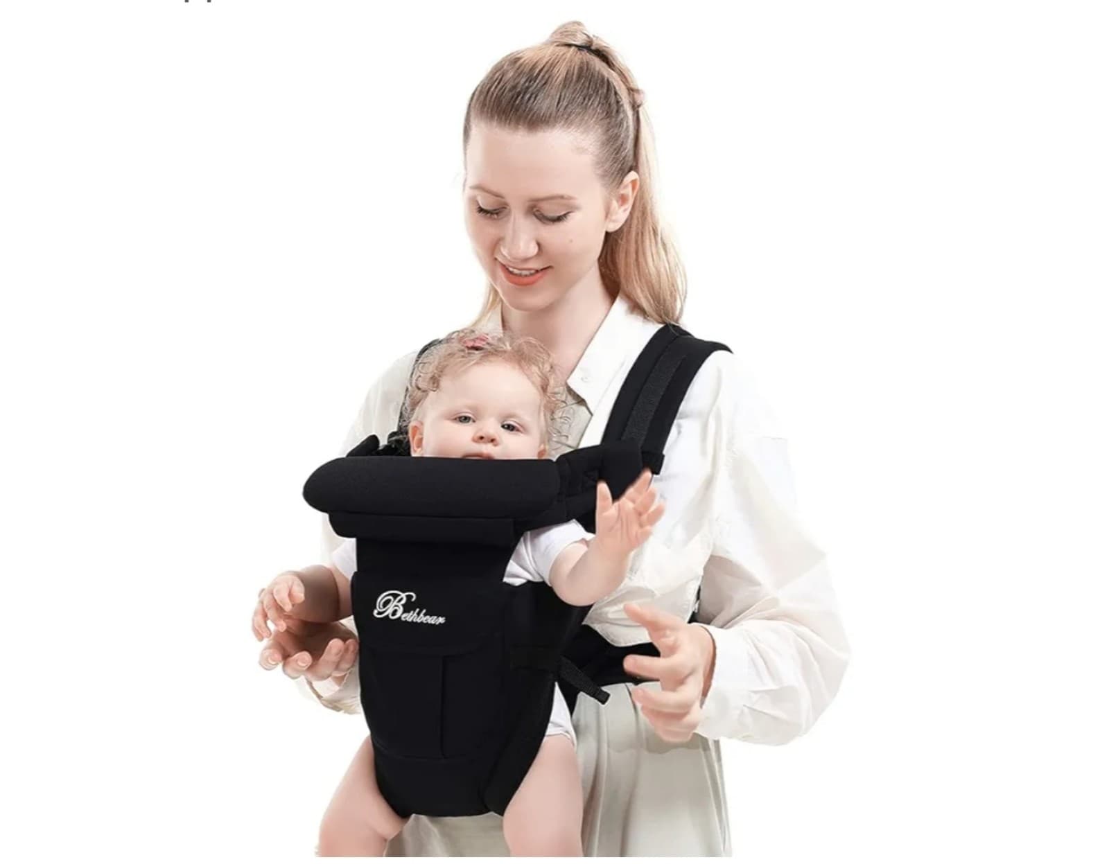 Baby Carrier 4-in-1 Ergonomic Backpack Baby Wrap Carrier - Image 1