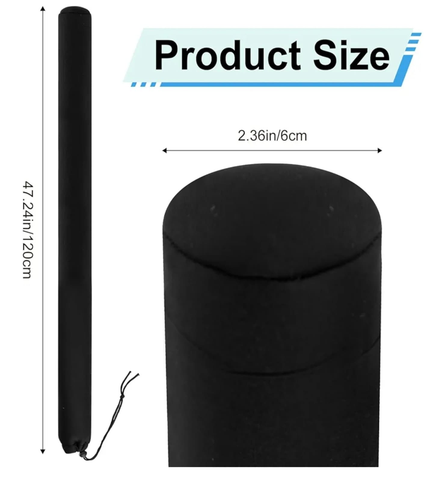 Trailer Guide Poles Covers, 2.36x47.24in Marine Guide Pole Covers - Thumbnail 2