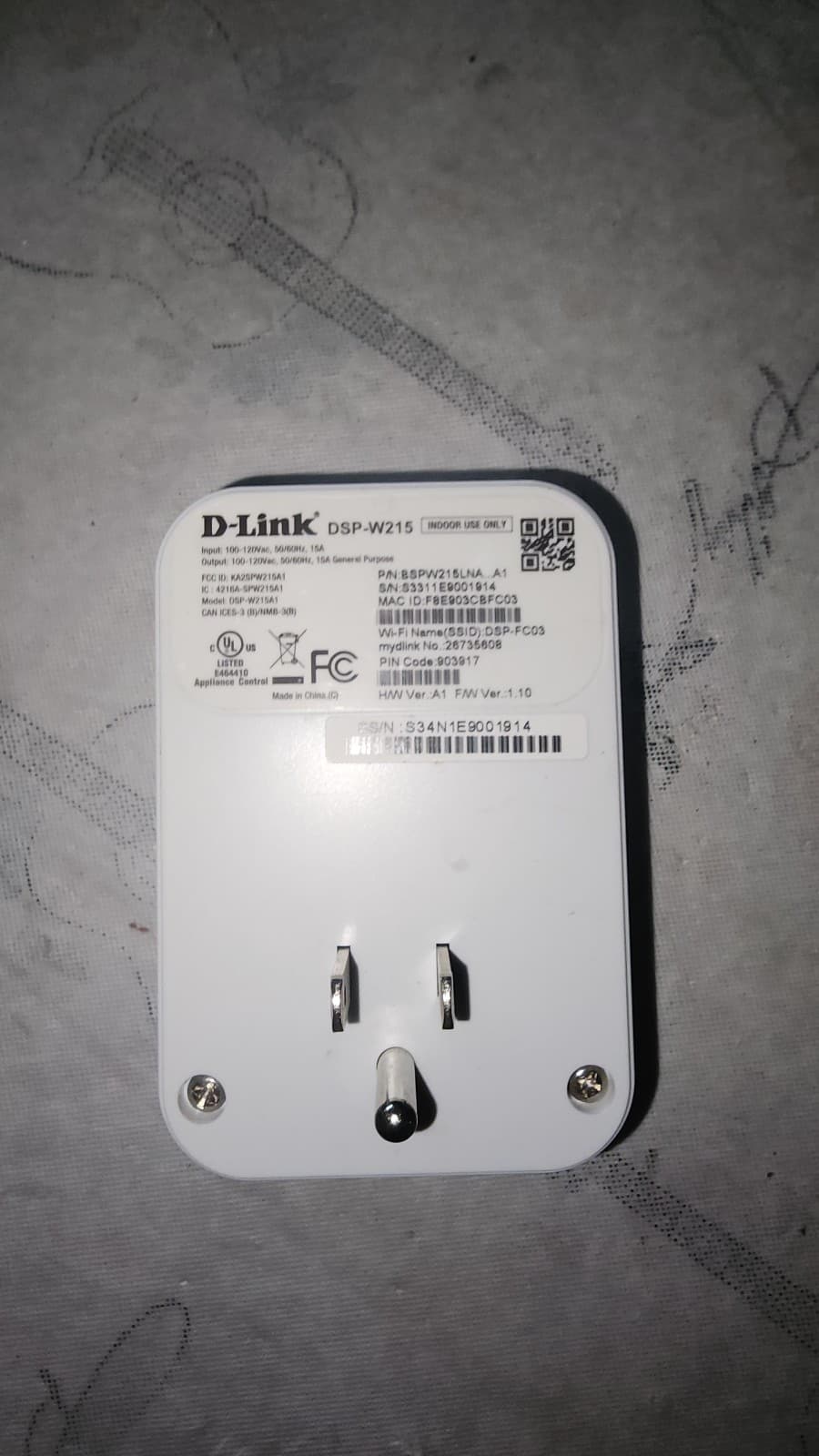 D-Link Smart Plug DSP-W215 Smart Home WiFi Control - Thumbnail 2