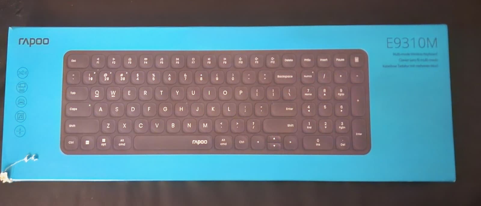 78-Key Multi-Device Wireless Keyboard Rechargeable for PC Laptop - Image 1