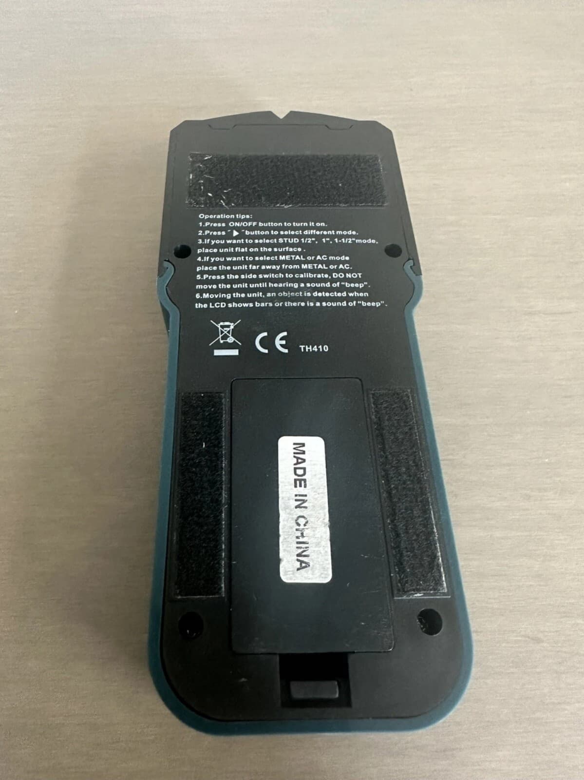 Wall Stud Finder; Model TH410; LCD Display; Detects Wood/Metal Studs Up To 1.5" - Thumbnail 2