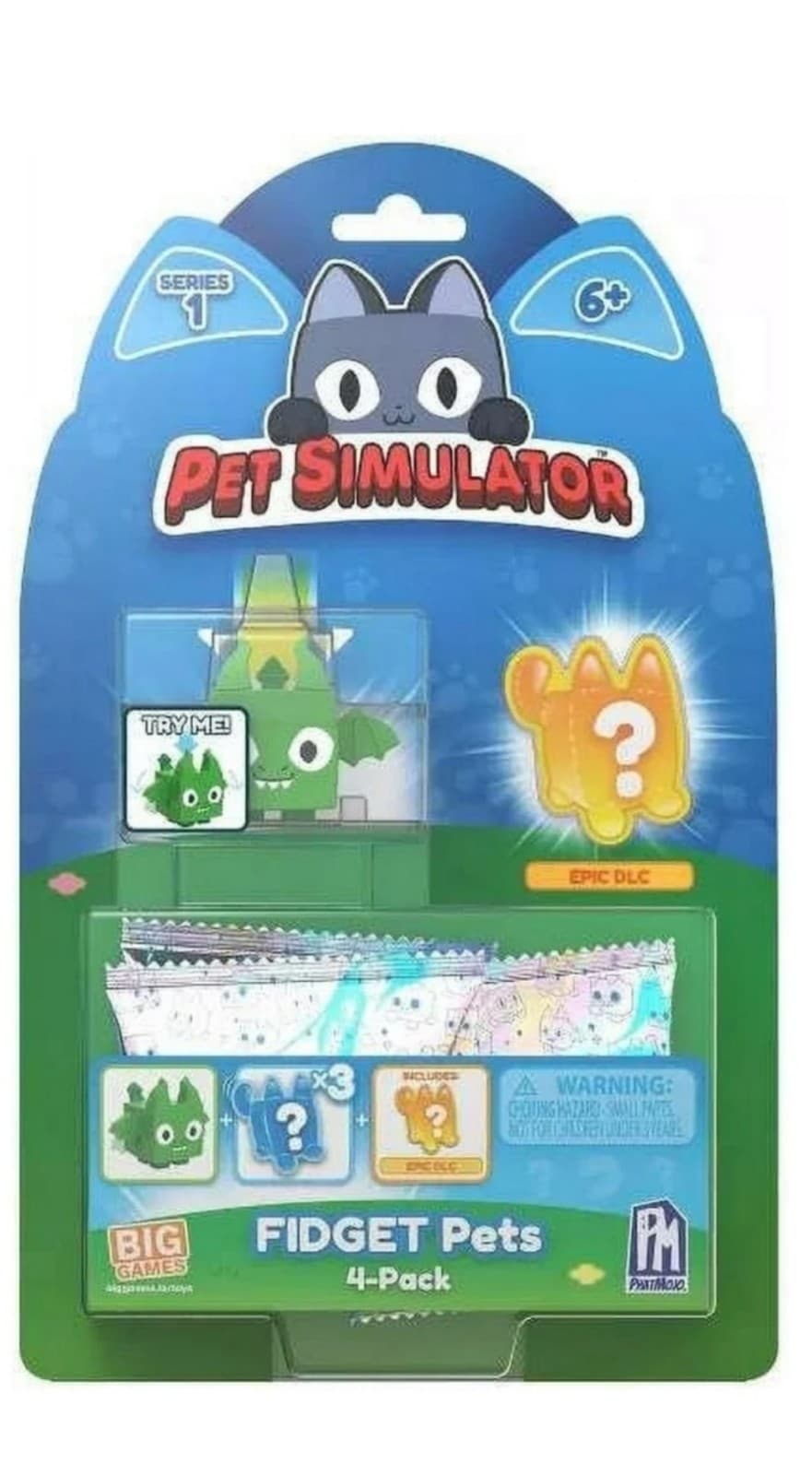 Pet SimulatorPet Simulator X Series 1 Fidget Pets Mystery 4-Pack - Image 1