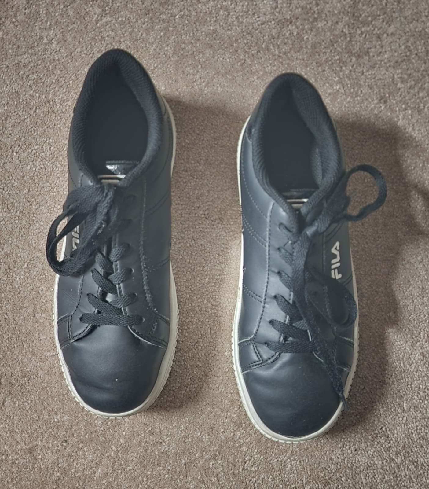 Fila Panache Snakeskin 5CM01065-013 Womens Black Lifestyle Sneakers Shoes 7 - Image 1