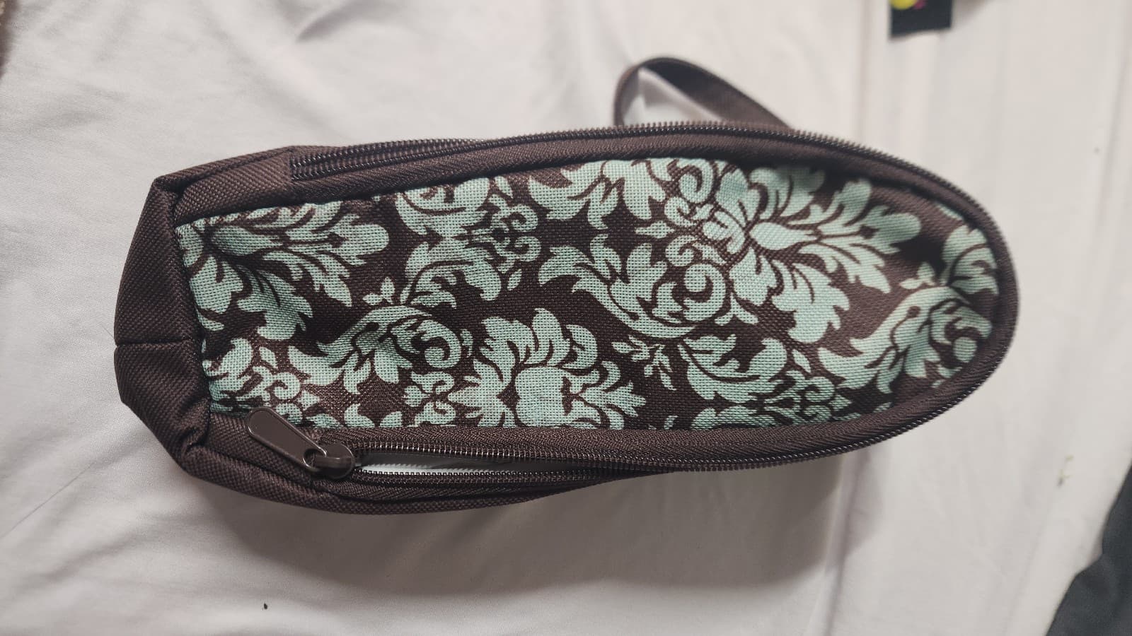 Enfamil Teal Brown Baby Bottle Formula Insulated Travel Tote Bag - Image 1