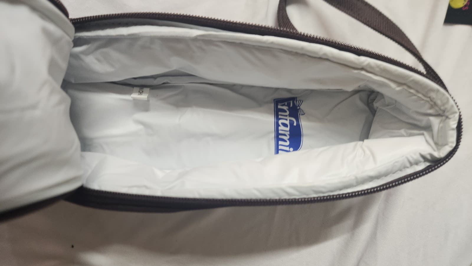 Enfamil Teal Brown Baby Bottle Formula Insulated Travel Tote Bag - Thumbnail 2