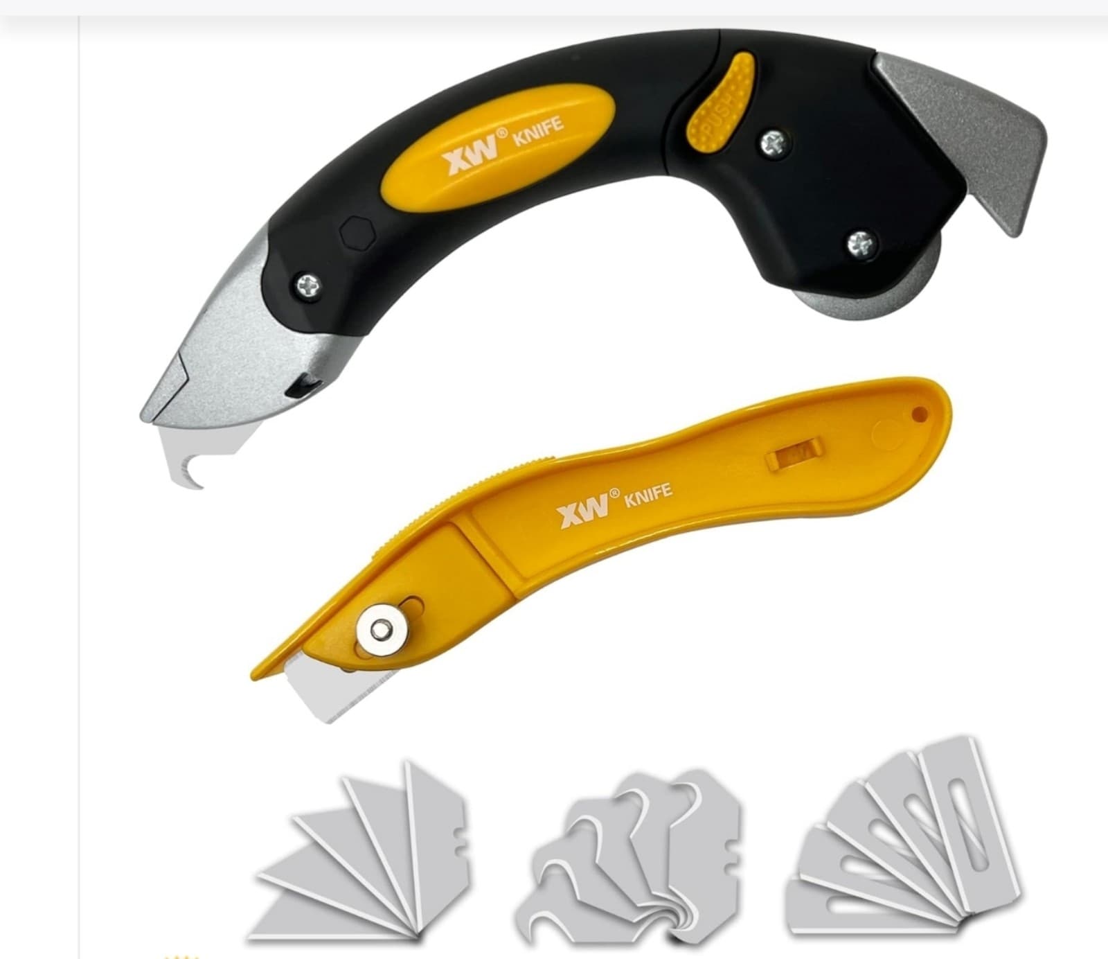 Heavy Duty Roller Carpet Knife & Light-weight Carpet Knife Extra 15 PCS Blades - Image 1