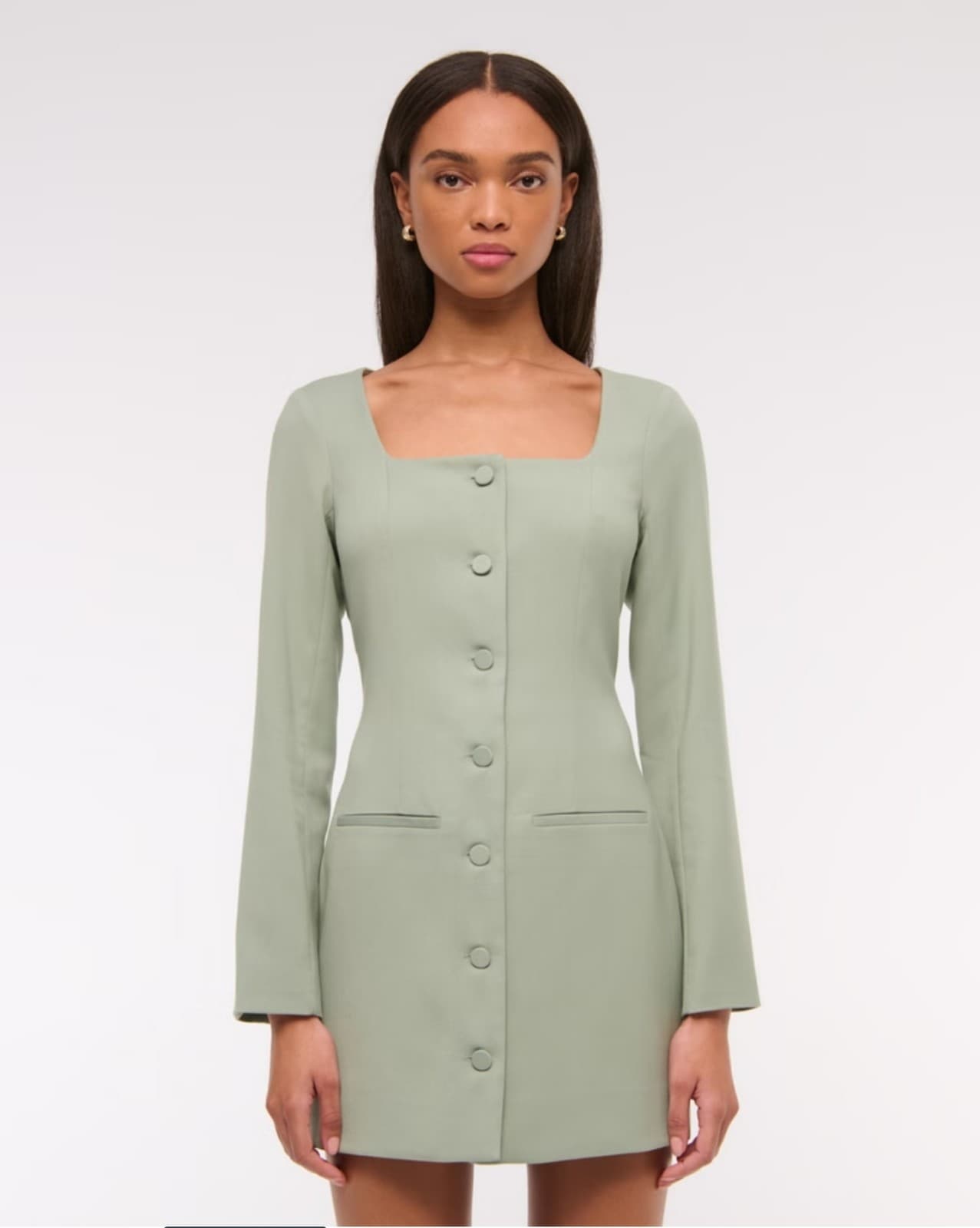 Abacrombie & Fitch Mara Long-Sleeve Mini Dress0 - Thumbnail 3