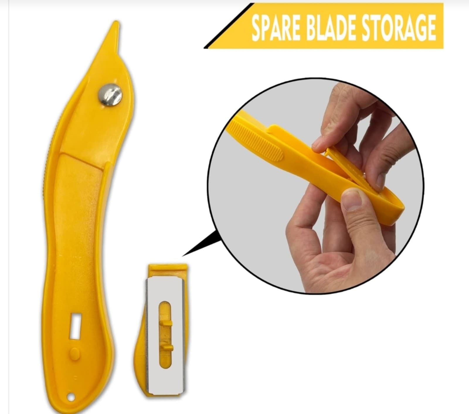 Heavy Duty Roller Carpet Knife & Light-weight Carpet Knife Extra 15 PCS Blades - Thumbnail 4