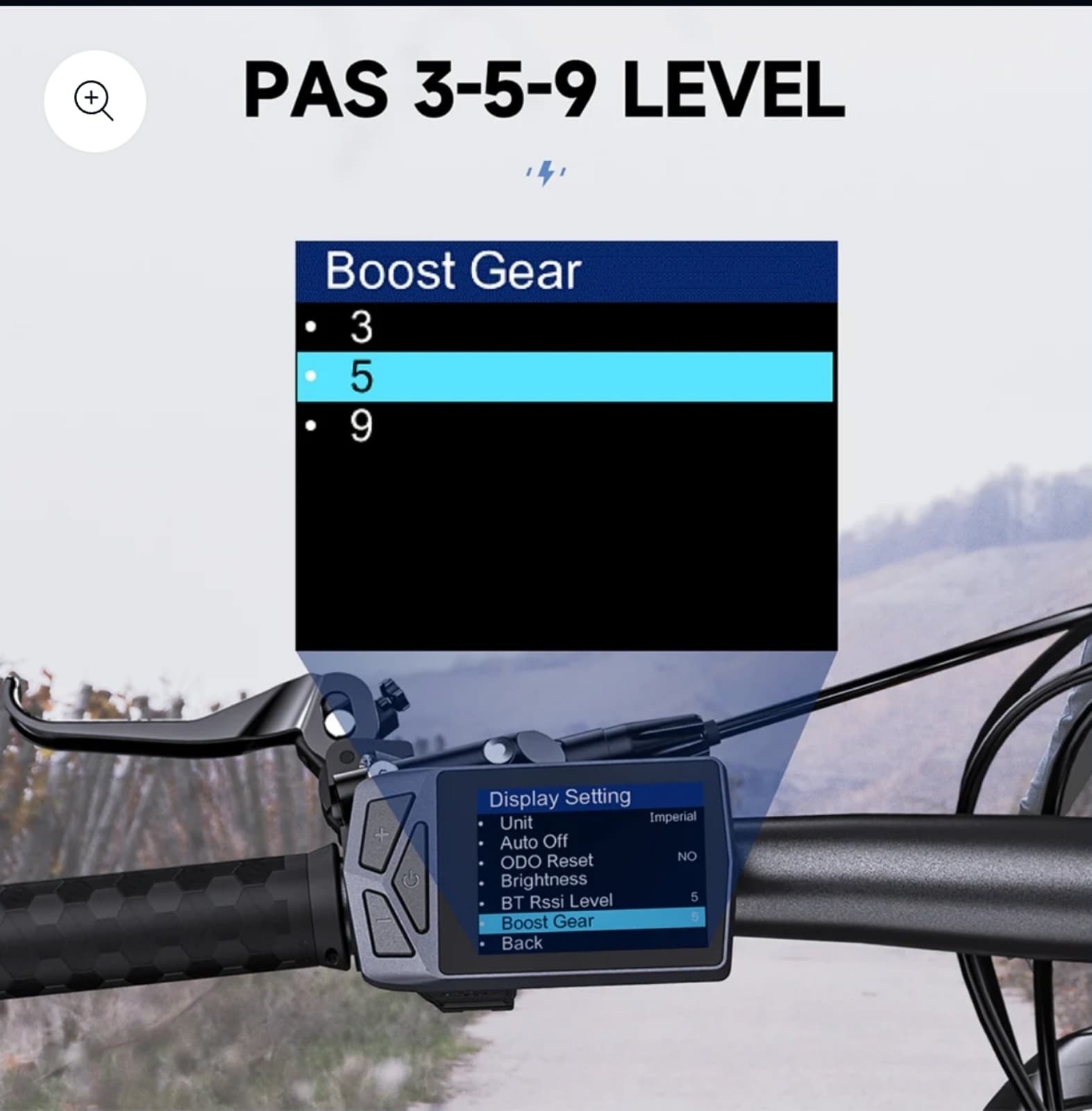 E-Bike Display - Full Color LCD Screen - Thumbnail 3