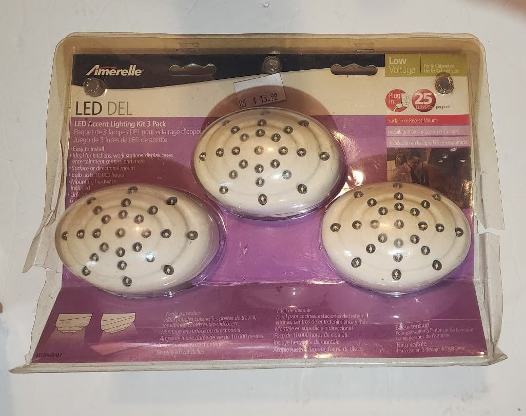 Accent Lighting 3 pack by Amertac LED30HBAM LED - Thumbnail 2