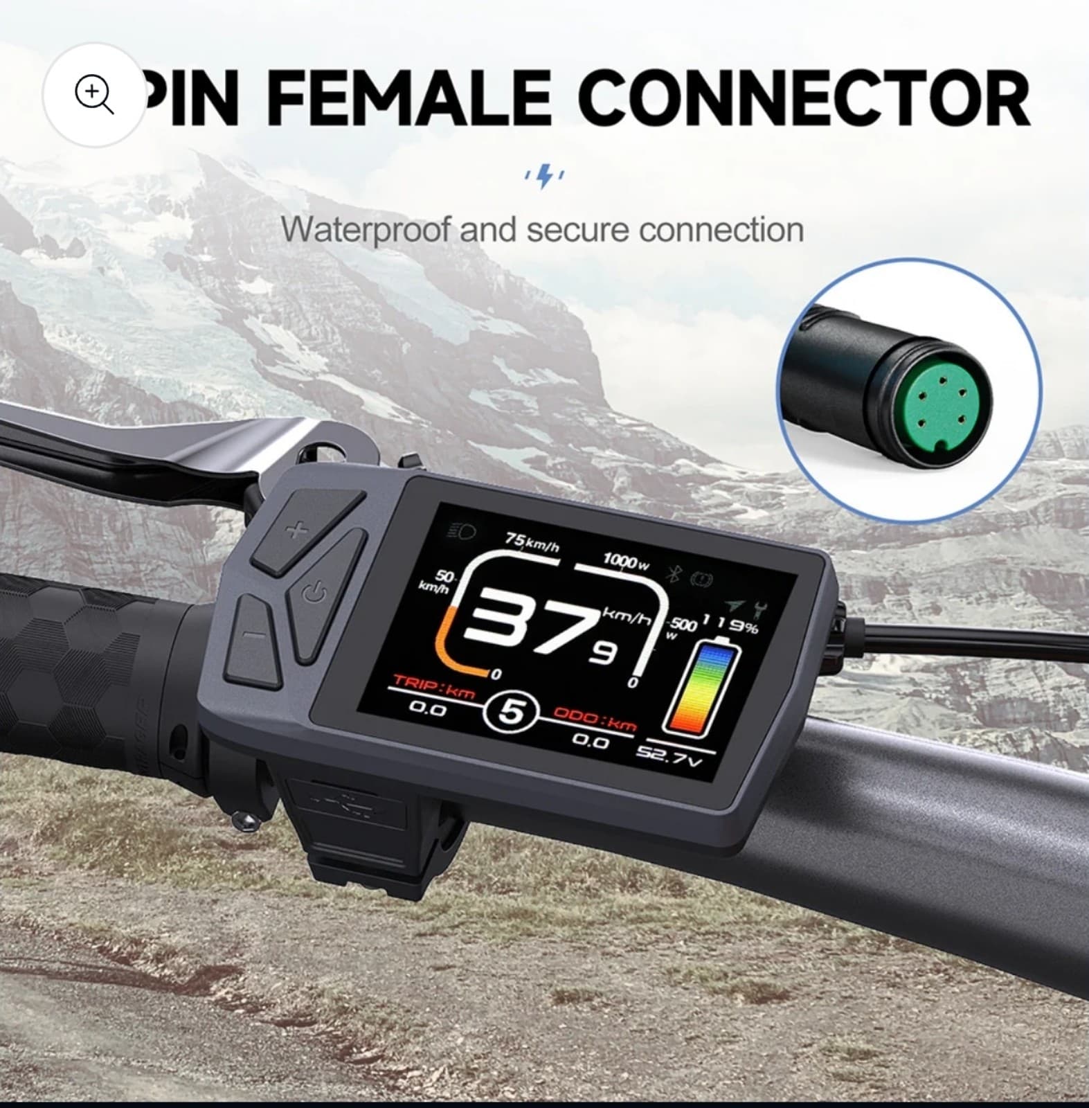 E-Bike Display - Full Color LCD Screen - Thumbnail 7