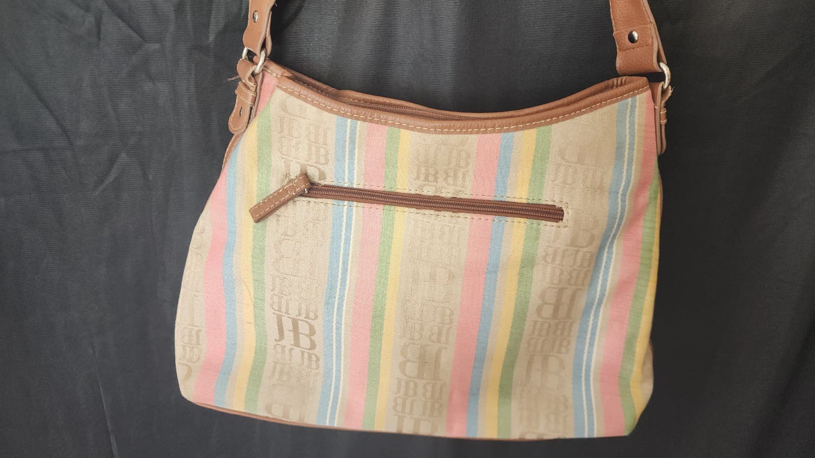 Jamaican Bay Canvas Shoulder Bag - Thumbnail 3
