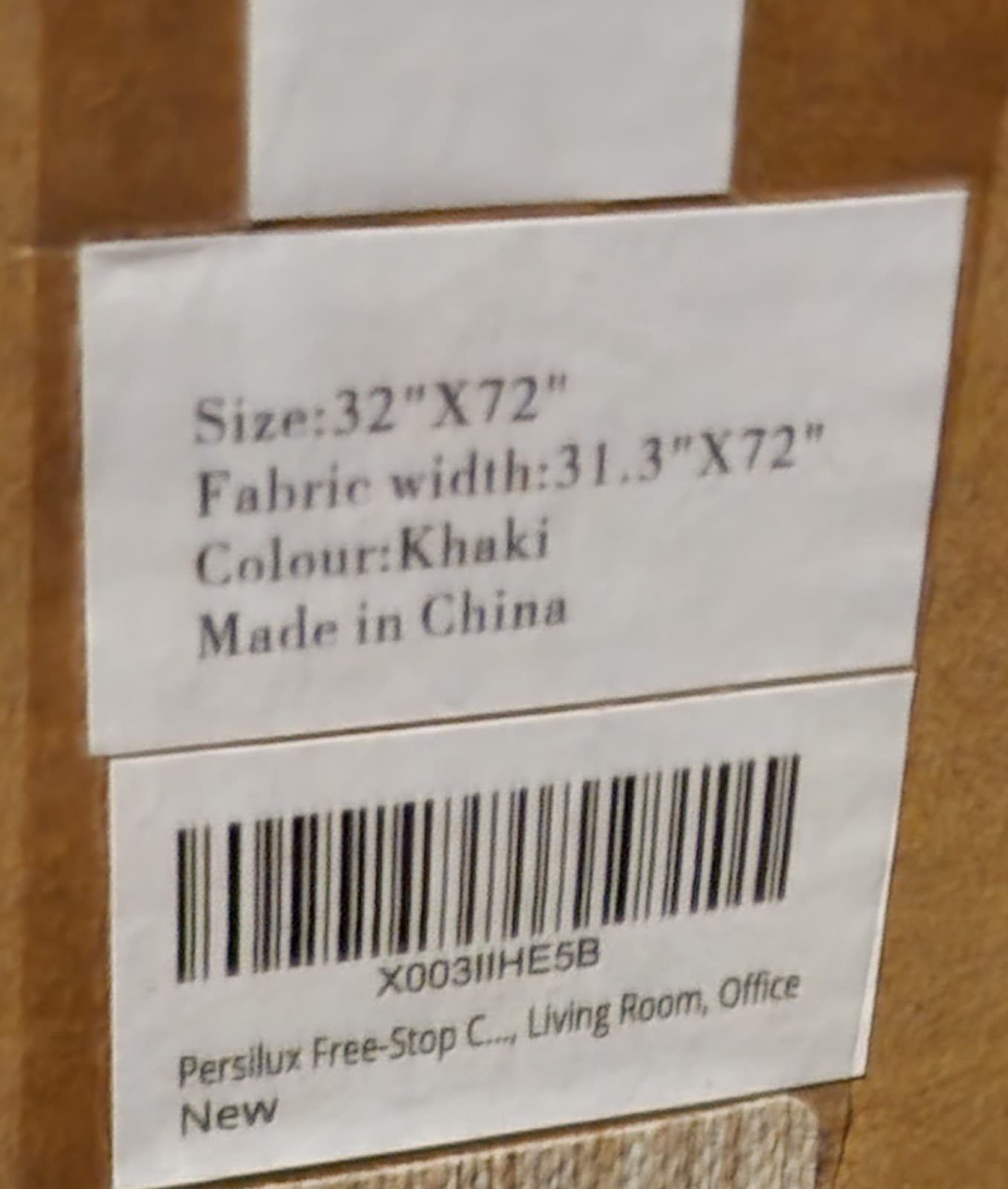 Persilux Window Blinds 32x72 khaki color - Thumbnail 6