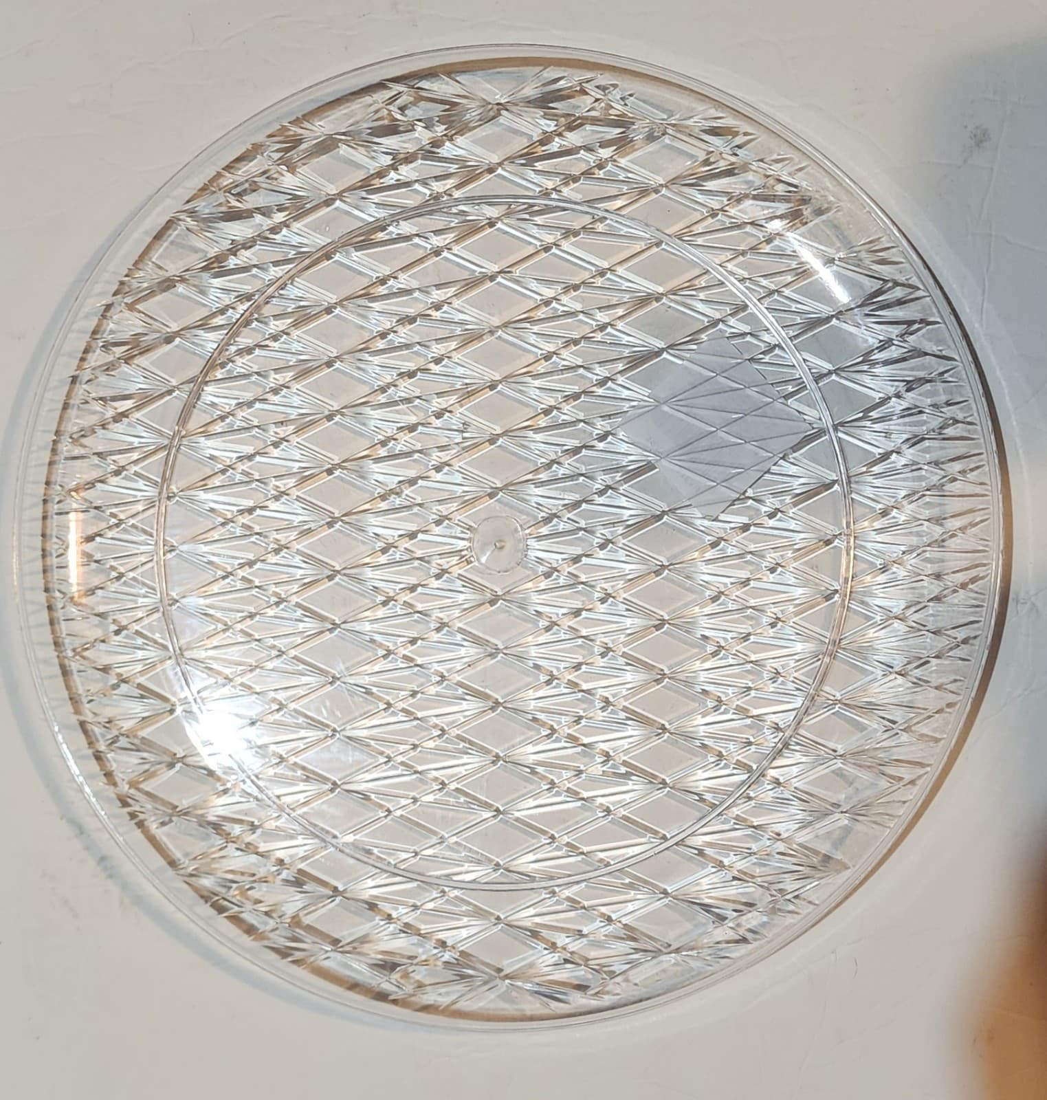 Clear Platter Plastic 14in - Image 1
