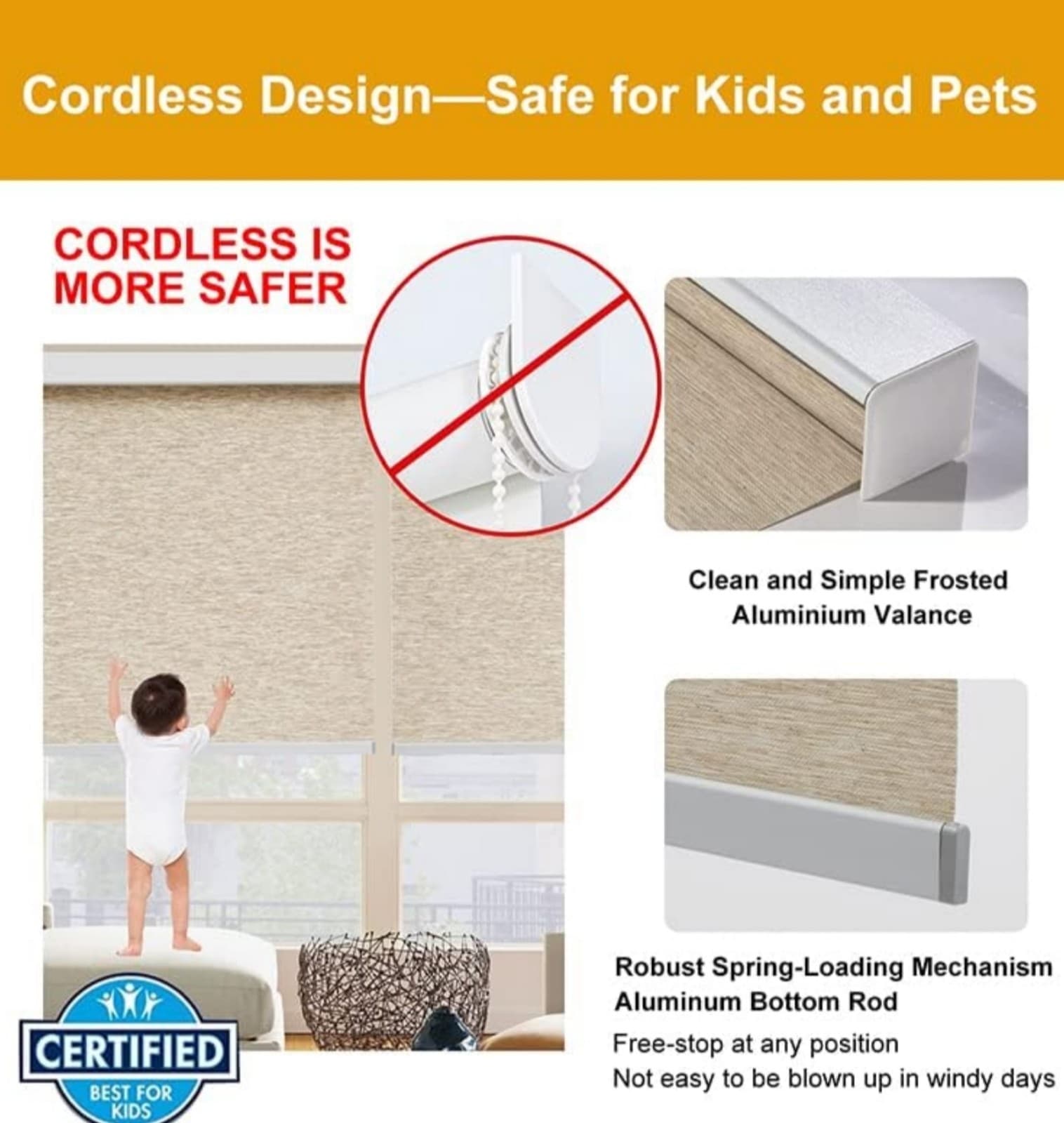 Persilux Window Blinds 32x72 khaki color - Thumbnail 3