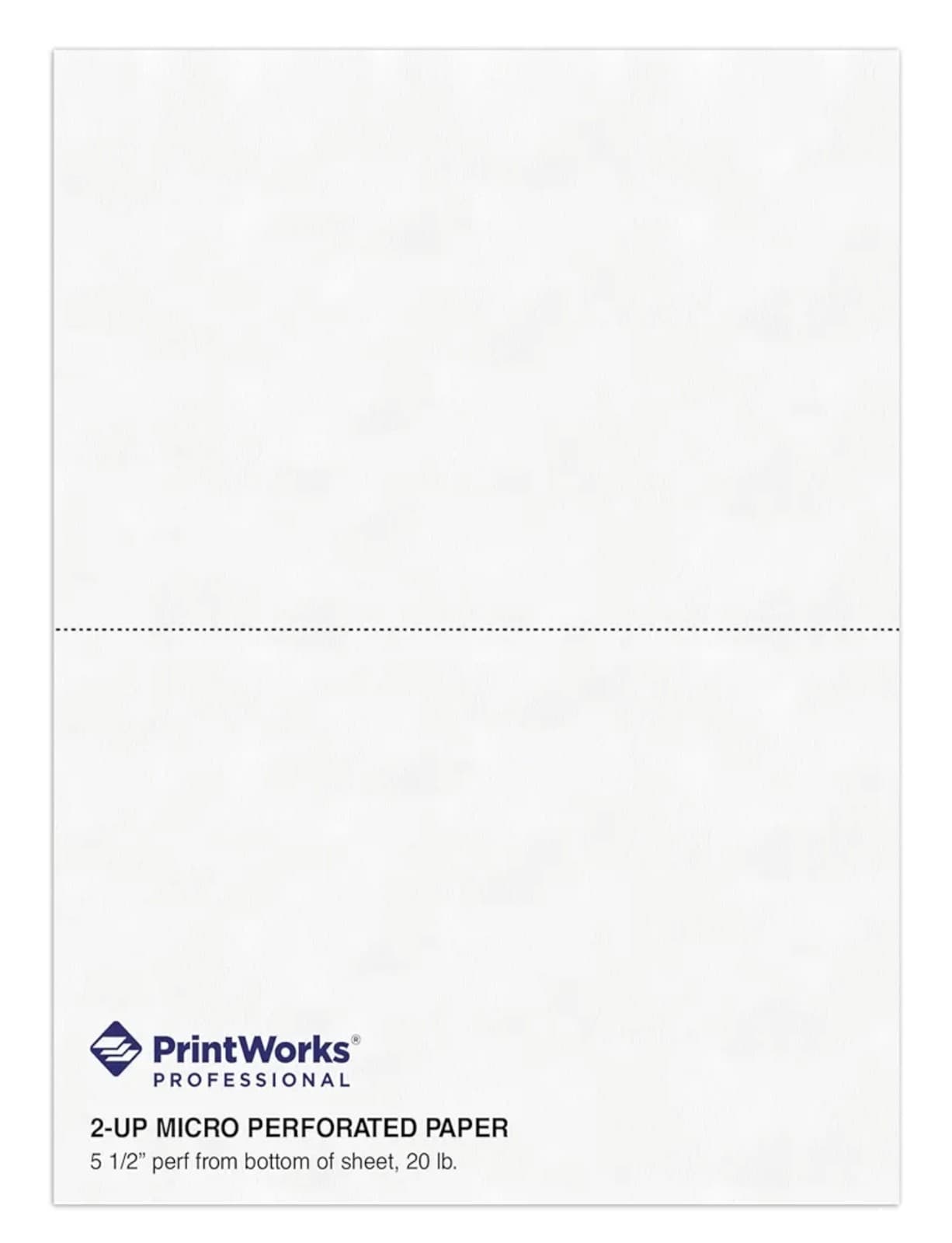 PrintWorks Professional Perforated Paper, 500 Sheets, 2 Part Perf - Image 1