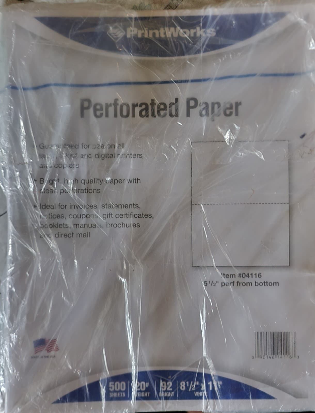 PrintWorks Professional Perforated Paper, 500 Sheets, 2 Part Perf - Thumbnail 8