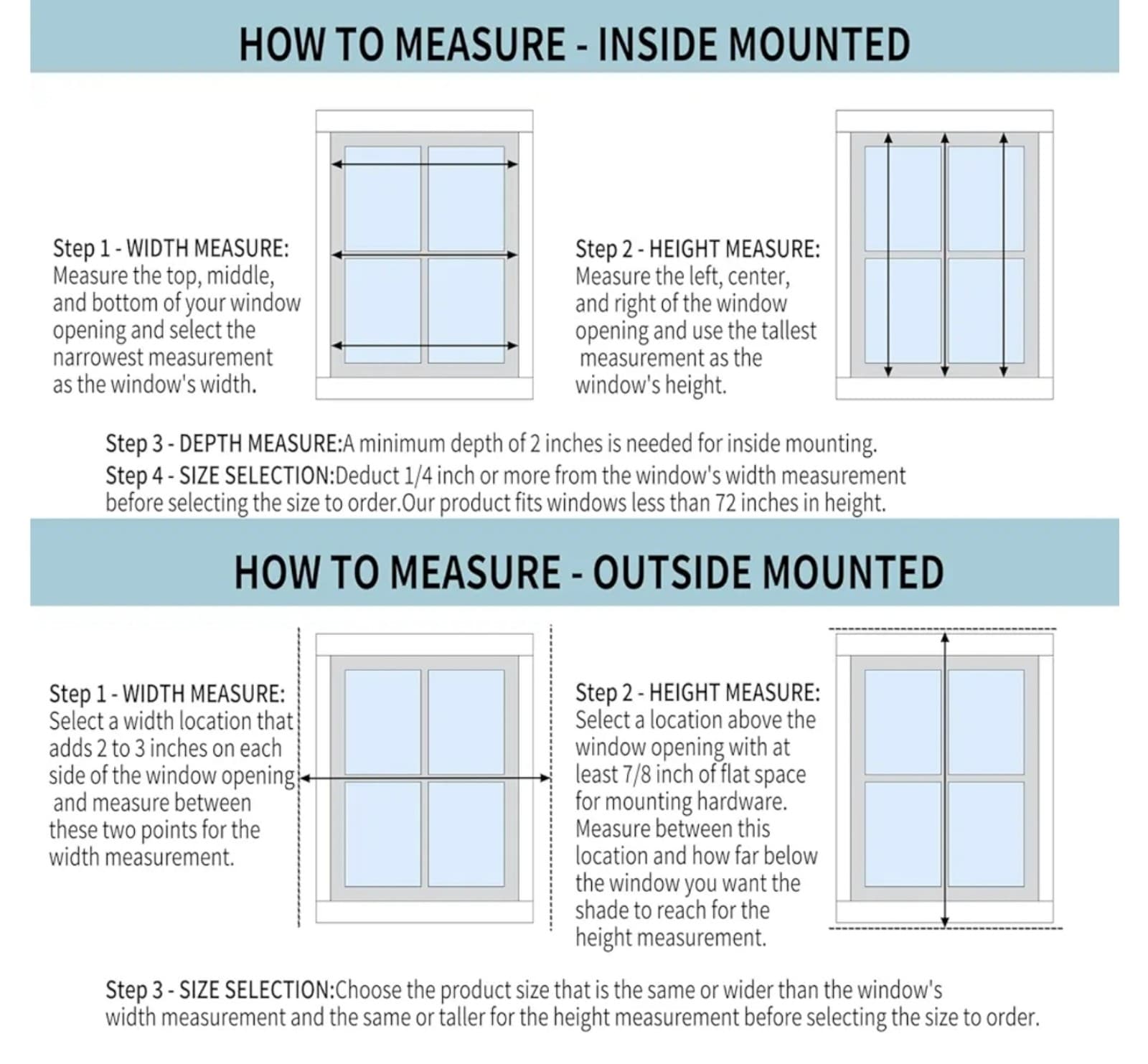 Blackout Roller Shades - Beige Blinds Cordless for Windows Pull Down 30in x 72in - Thumbnail 4