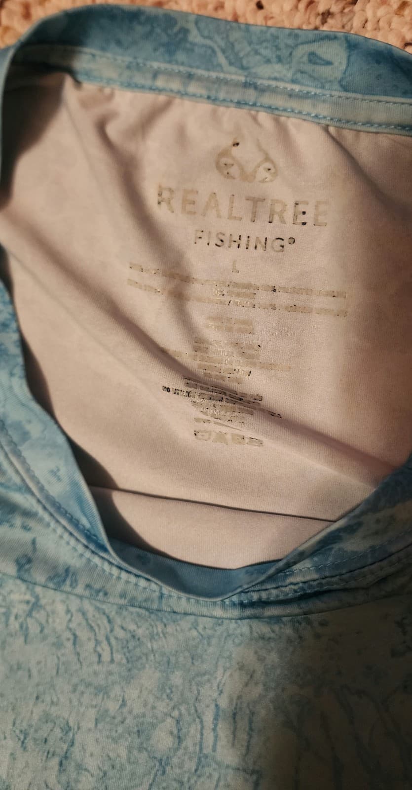 Men's Real Tree long sleeve shirt "Real Fishing" - Thumbnail 3