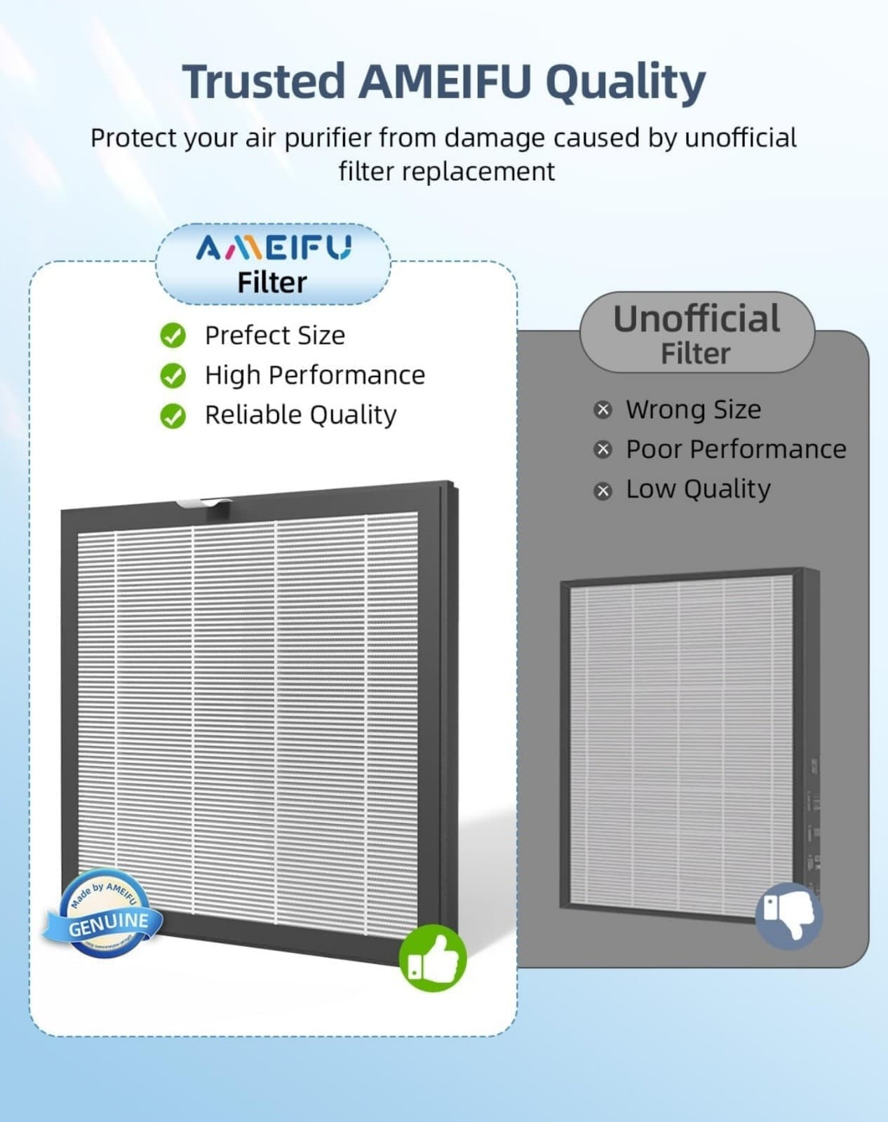 G3 A3 Replacement Filter 4 pack - Thumbnail 4