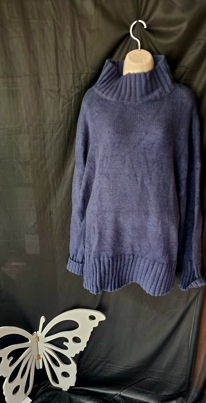 Blue Sweater by Pretty Garden size xl - Thumbnail 2