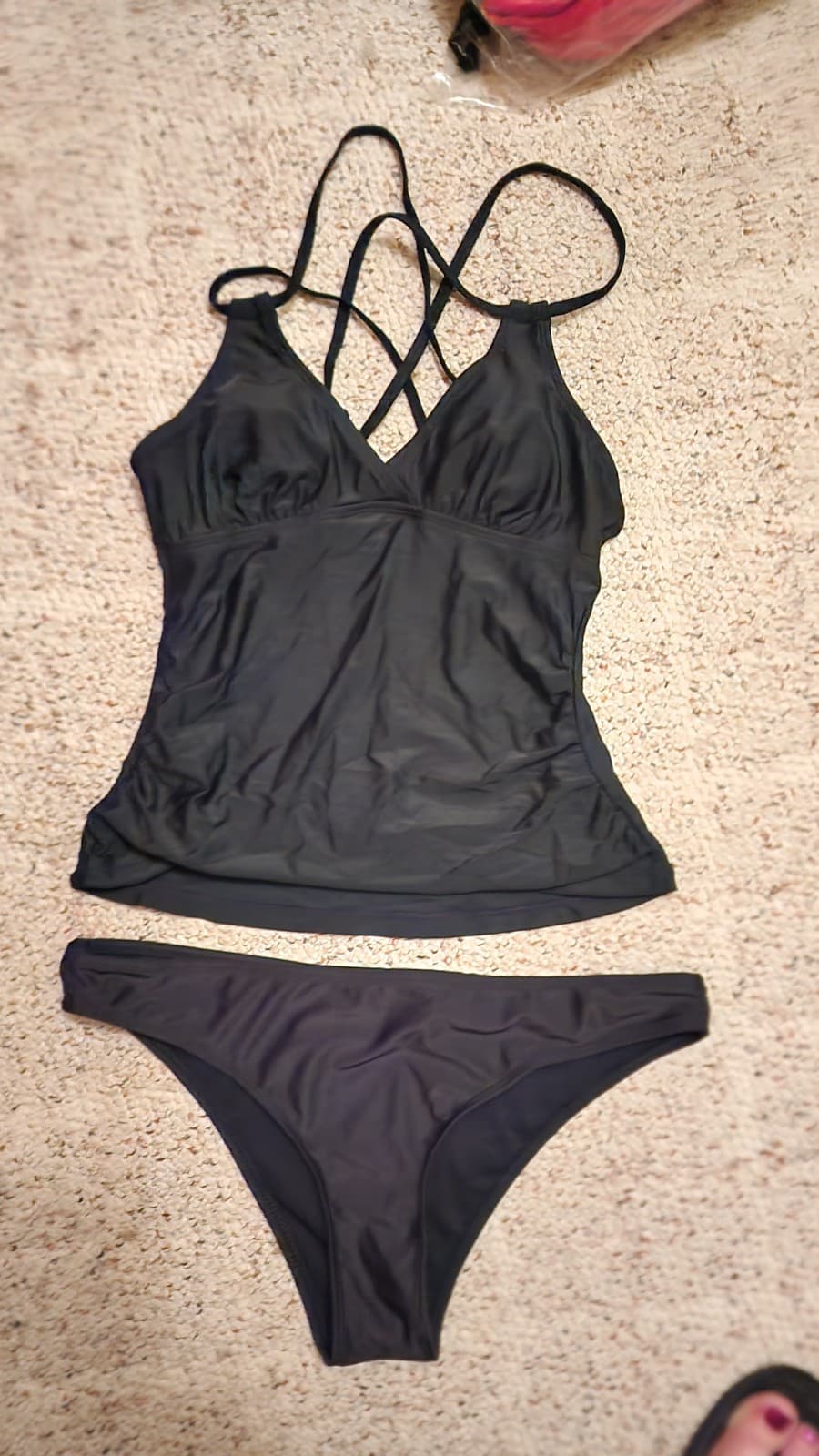 Black Tankini sz Small - Image 1