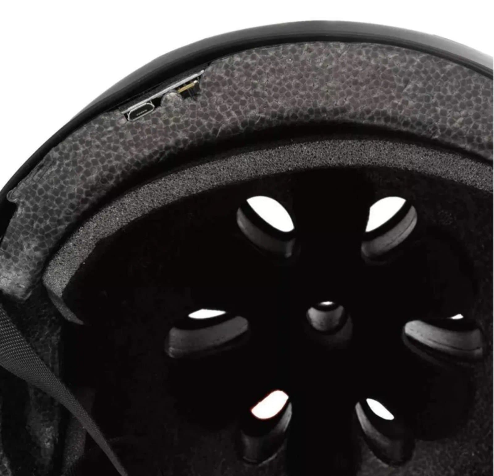 Krash! Bluetooth Speaker Multisport Helmet, Youth 8-14+ (54-58cm), Black, One - Thumbnail 4