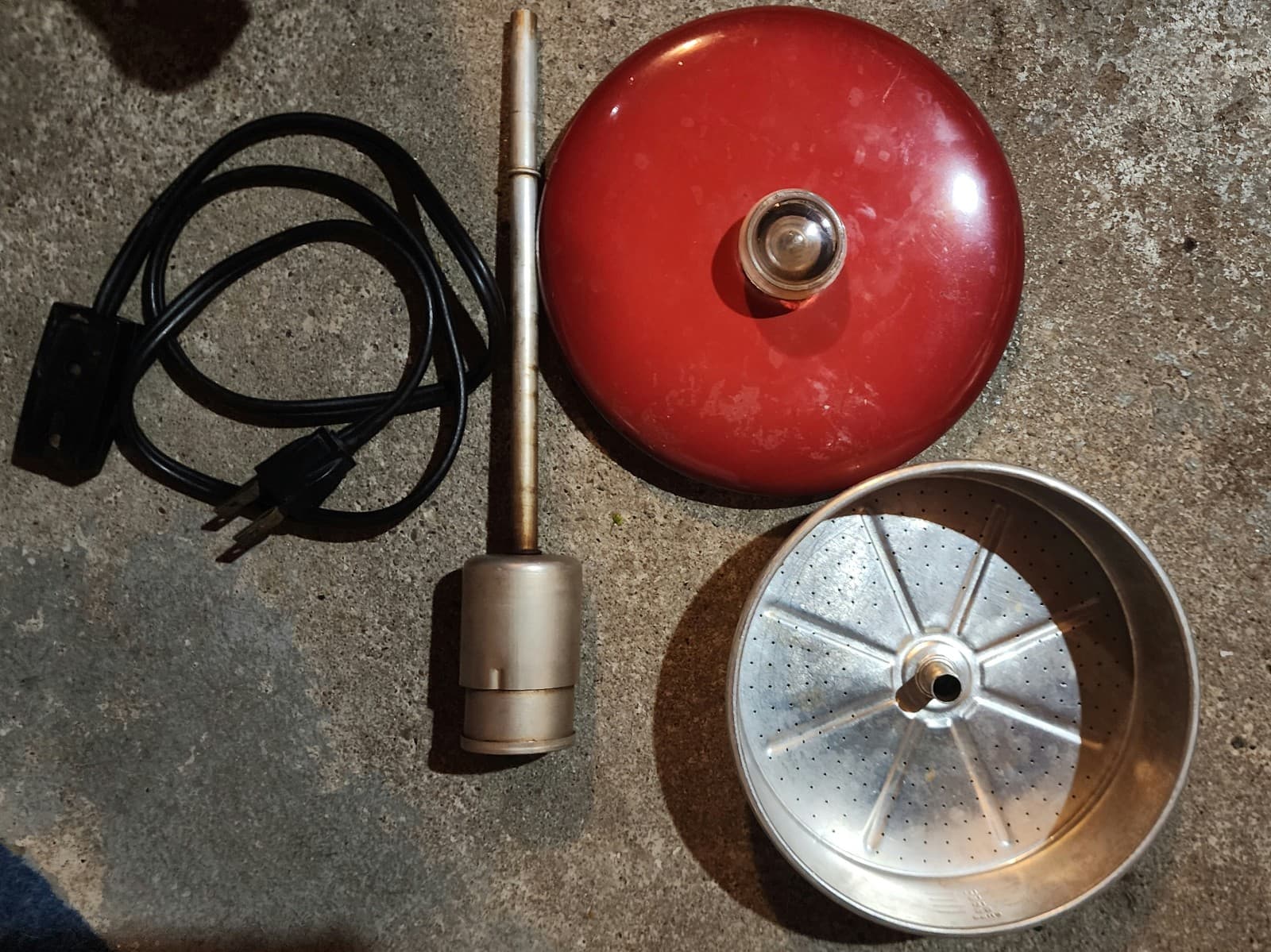 Mirro Matic Electric Coffee Percolator Poppy Red 22 Cup Vintage - Thumbnail 4