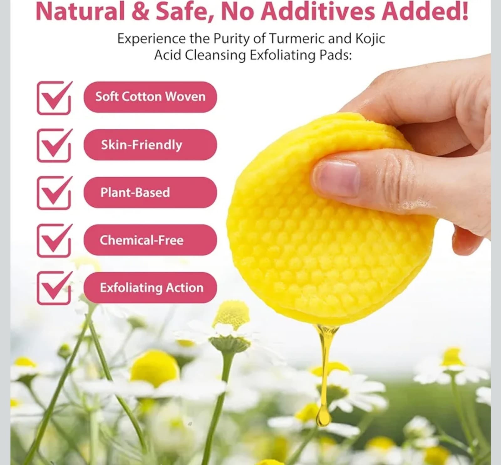 Tumeric Kojic Acid Cleaning Pads 90ct - Thumbnail 5