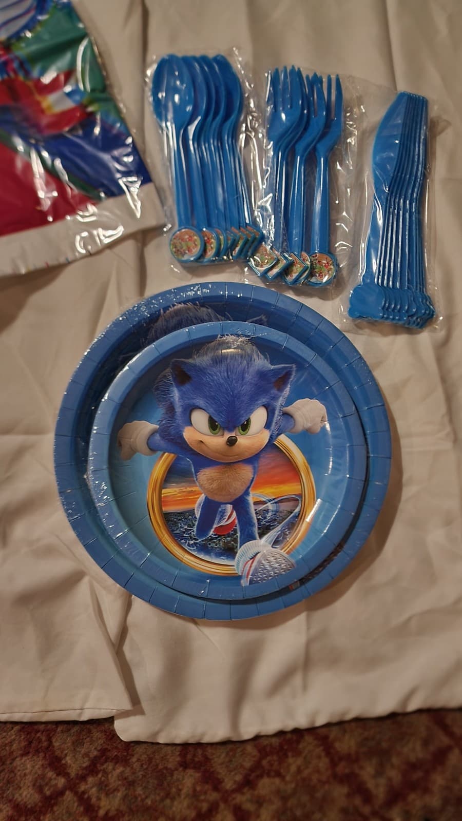 Sonic the Hedgehog Birthday Supplies 10 Guests - Image 1