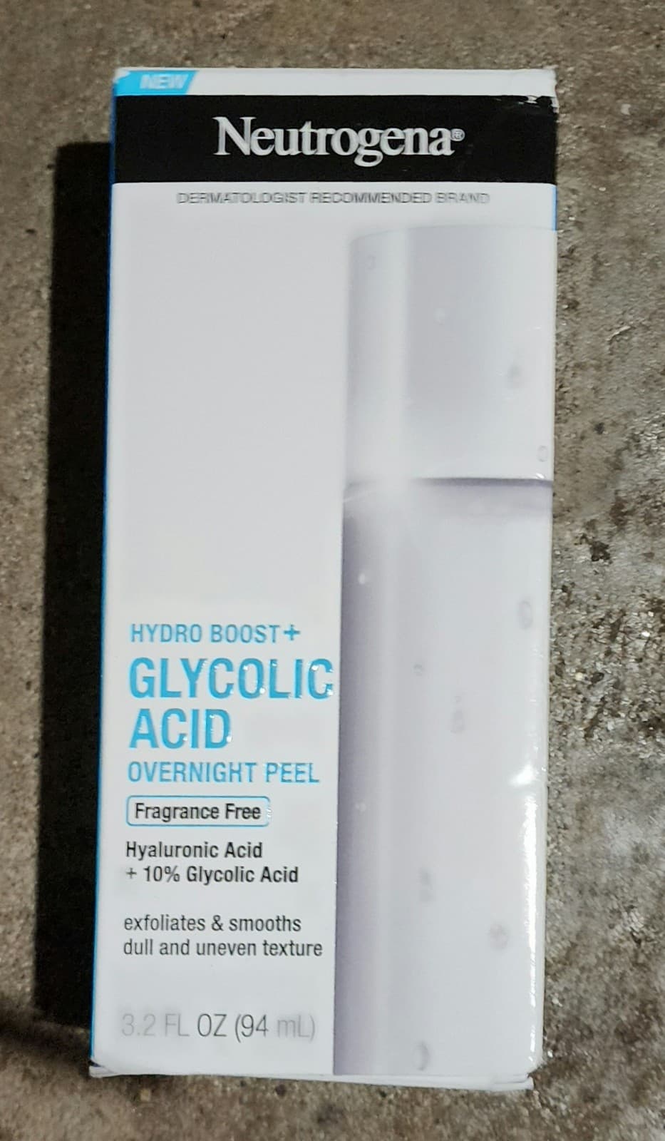 Neutrogena Hydro Boost + Glycolic Acid Fragrance Free Overnight Peel 3.2 FL Oz - Image 1