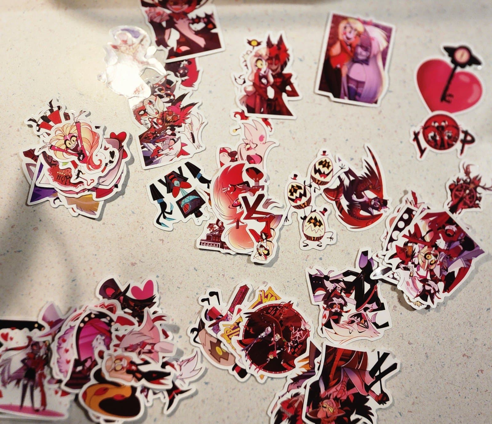 Hazbin Hotel Stickers 100ct Laptop Phone Suitcase Notebook Otaku Gift - Image 1