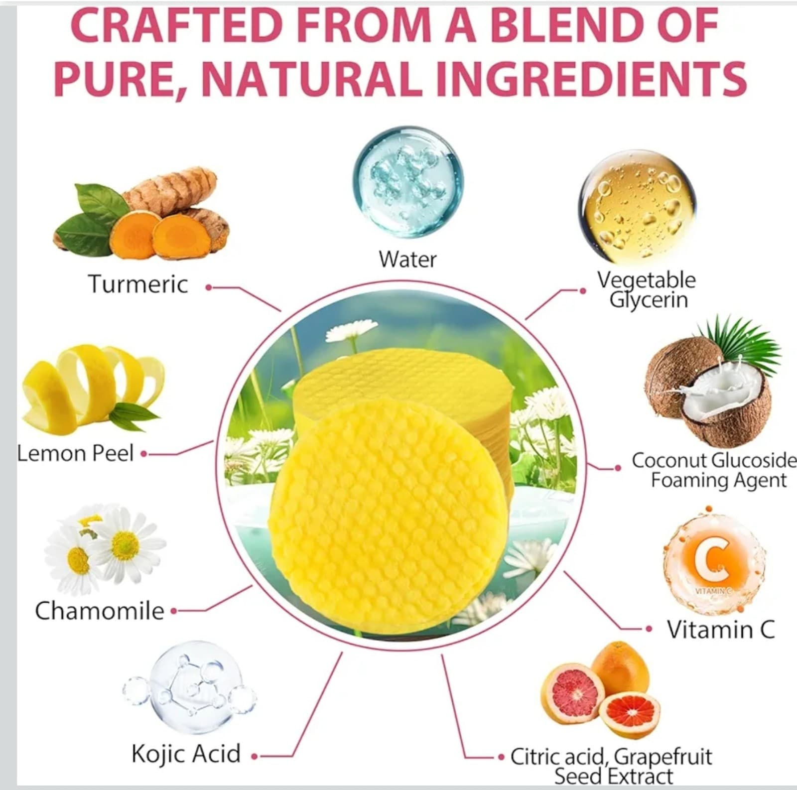 Tumeric Kojic Acid Cleaning Pads 90ct - Thumbnail 4