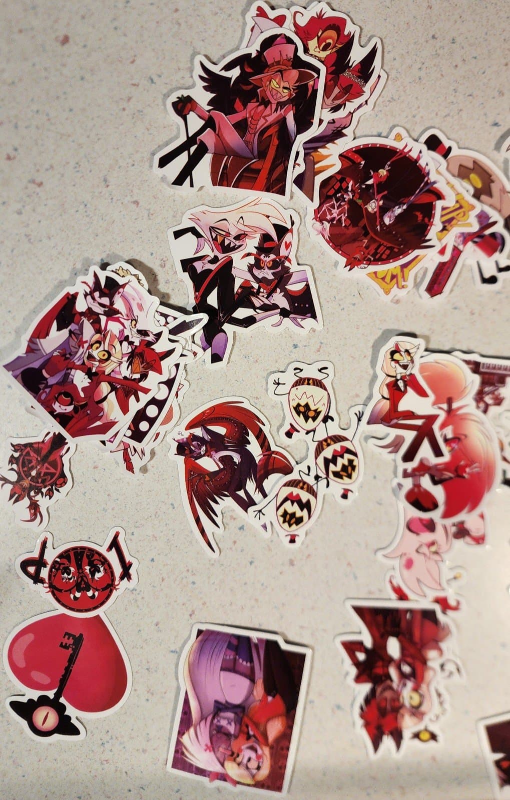 Hazbin Hotel Stickers 100ct Laptop Phone Suitcase Notebook Otaku Gift - Thumbnail 3