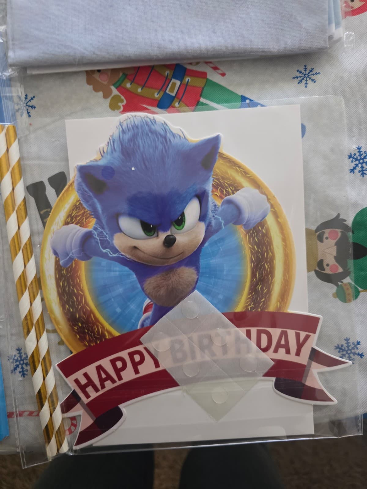 Sonic the Hedgehog Birthday Supplies 10 Guests - Thumbnail 10