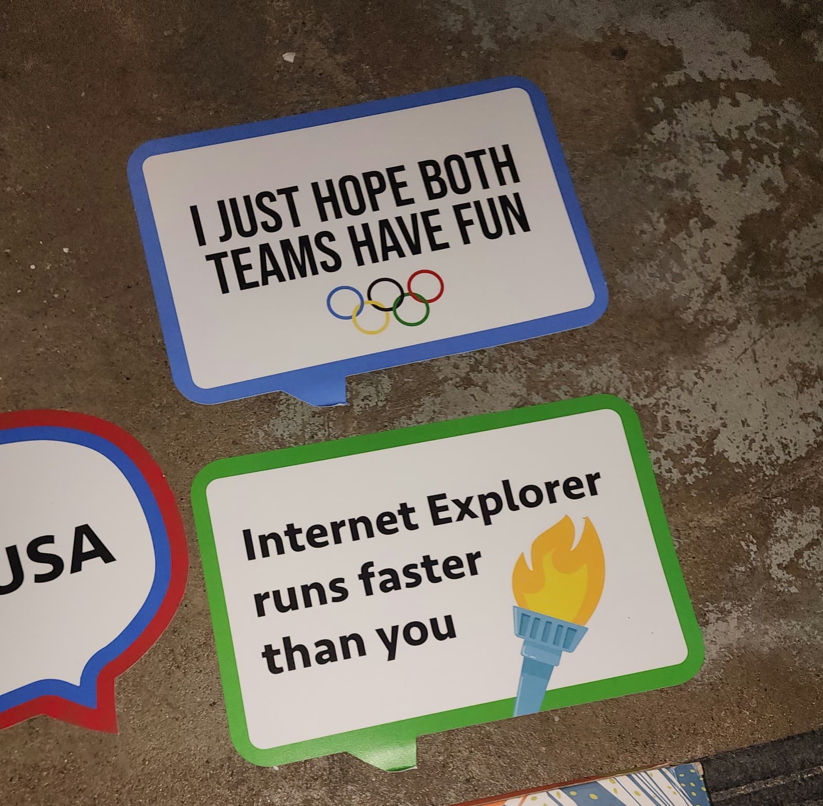 Olympic Party Banner & Signs - Thumbnail 5