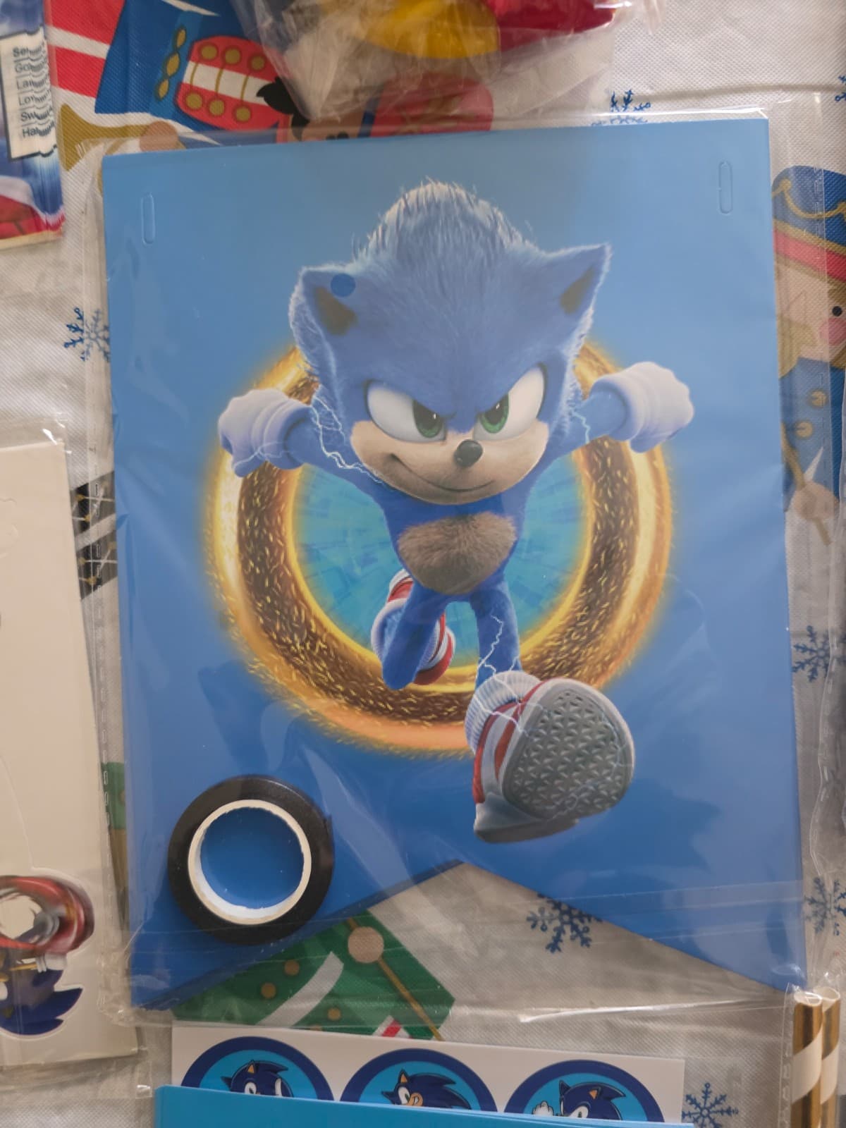 Sonic the Hedgehog Birthday Supplies 10 Guests - Thumbnail 7