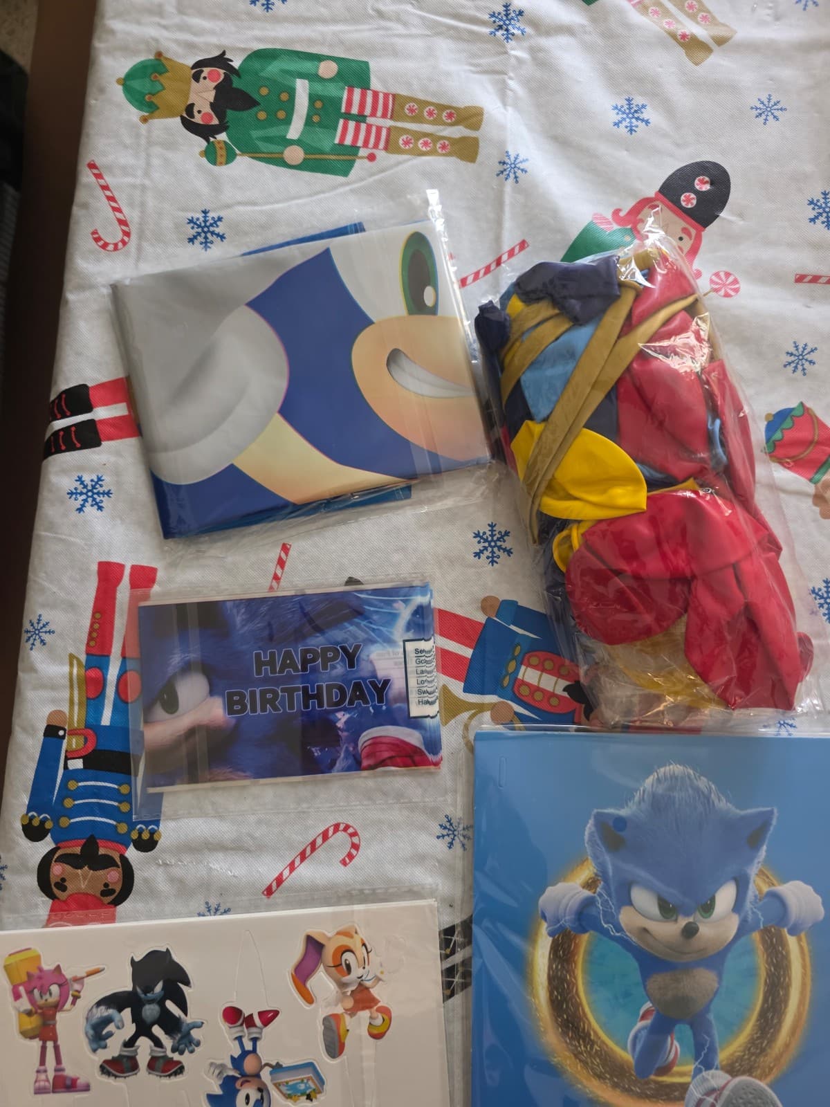 Sonic the Hedgehog Birthday Supplies 10 Guests - Thumbnail 4