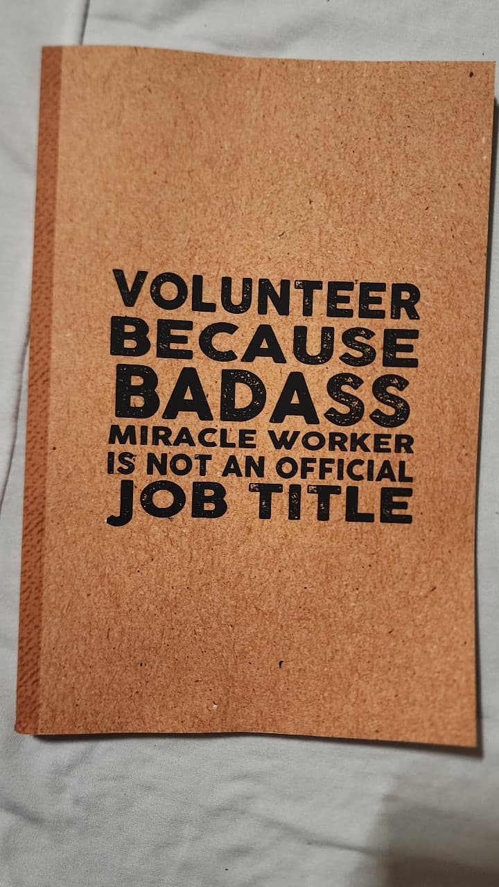 Volunteer Notebook - Image 1