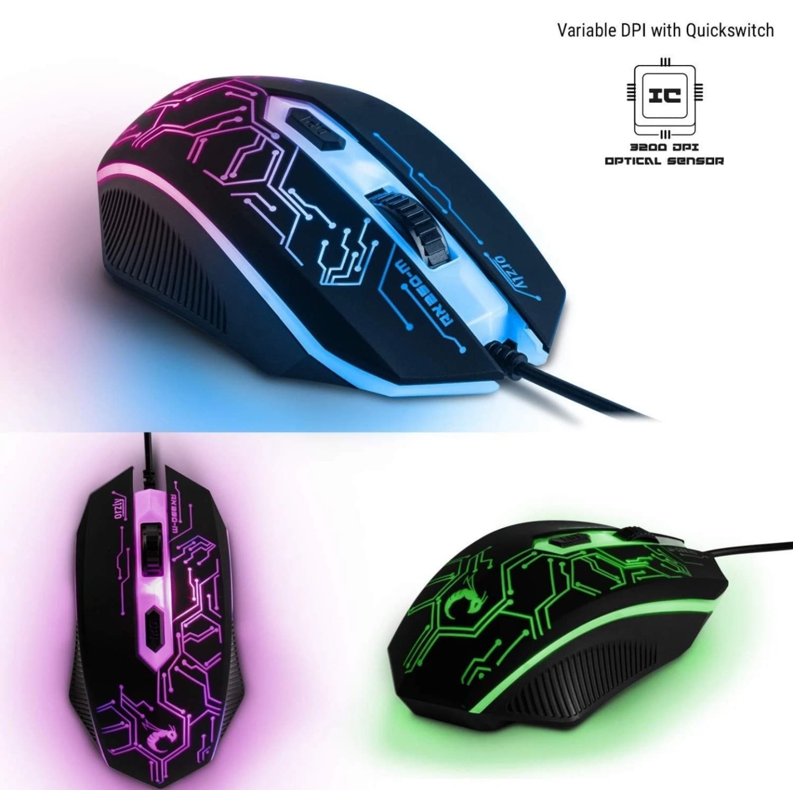 Gaming Keyboard and Mouse and Mouse pad and Gaming Headset, Wired LED RGB - Thumbnail 8